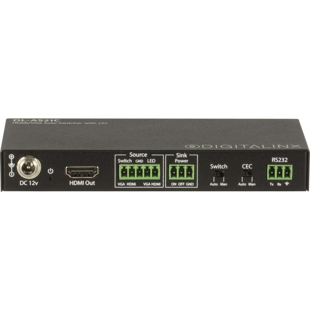 Digitalinx HDMI VGA Auto-Switcher with CEC Control