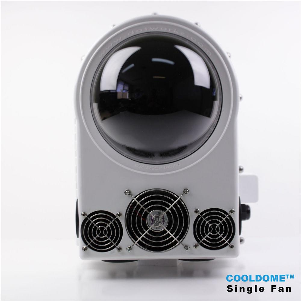 Dotworkz D3 COOLDOME Single-Fan Active Cooling Camera Enclosure with Tinted Lens