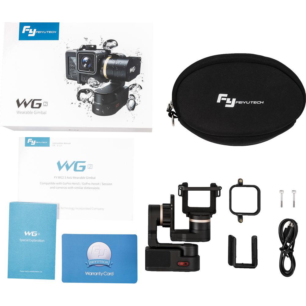Feiyu WG2 Water Resistant Wearable Mountable Gimbal for Action Cams