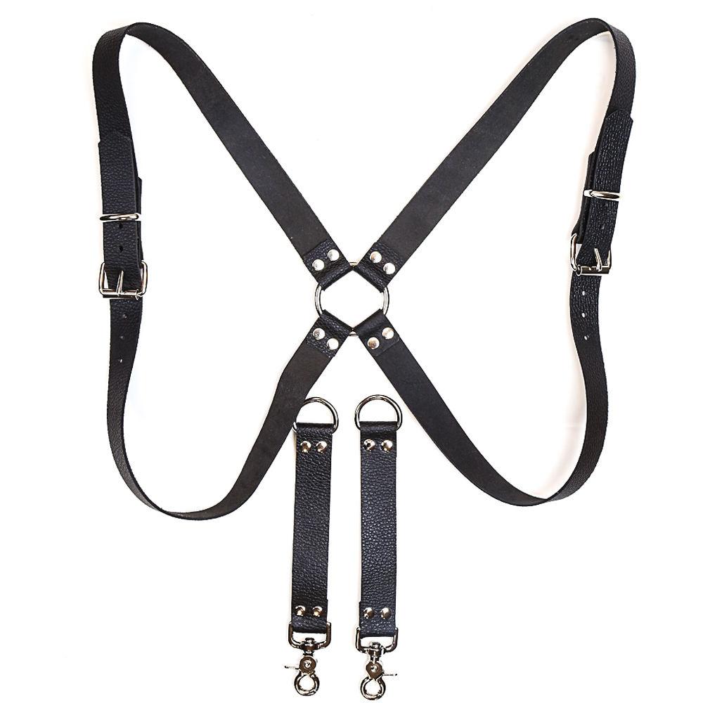 Funk Plus Water Buffalo Leather Ring Back Harness with 1.25" Wide Straps