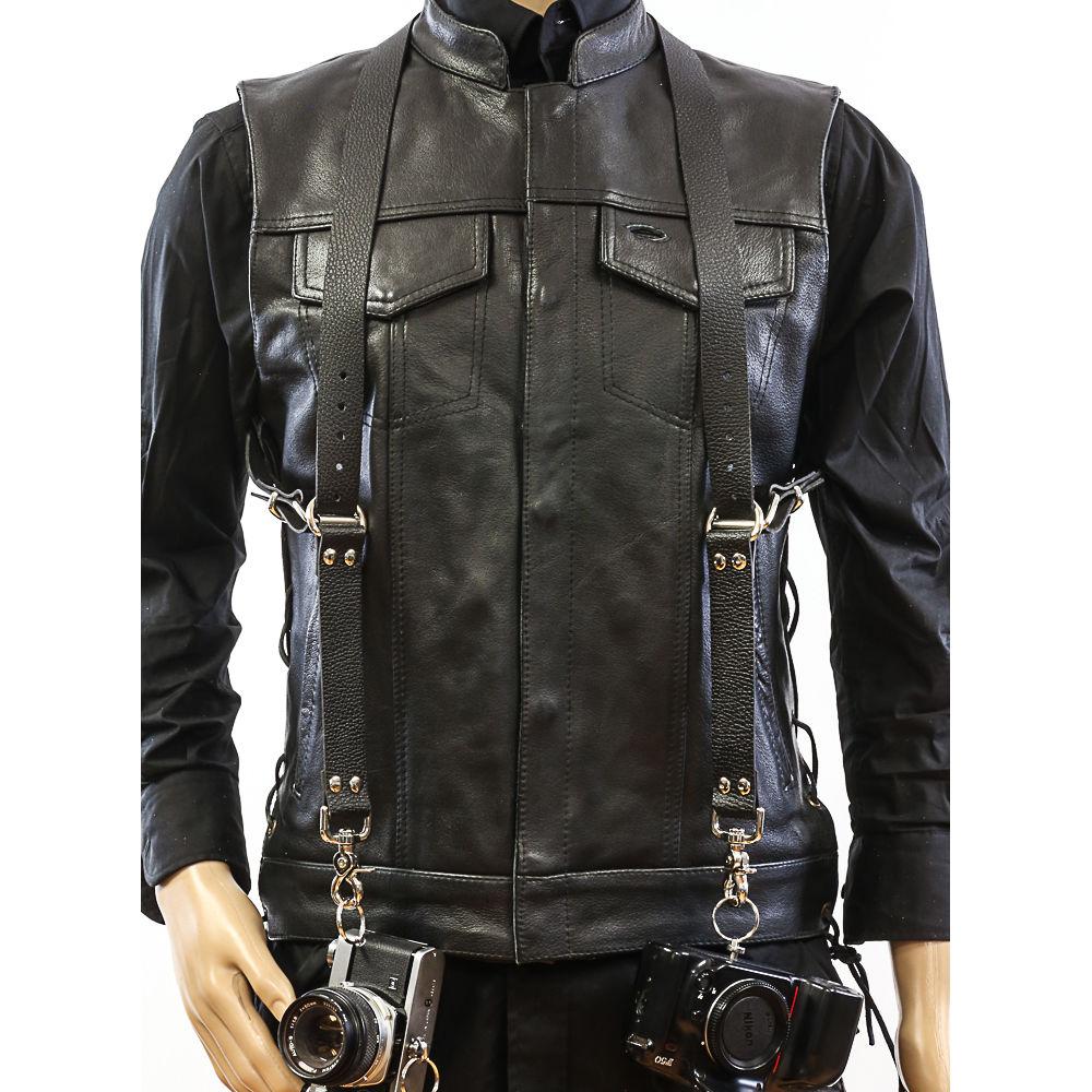 Funk Plus Water Buffalo Leather Ring Back Harness with 1.25" Wide Straps