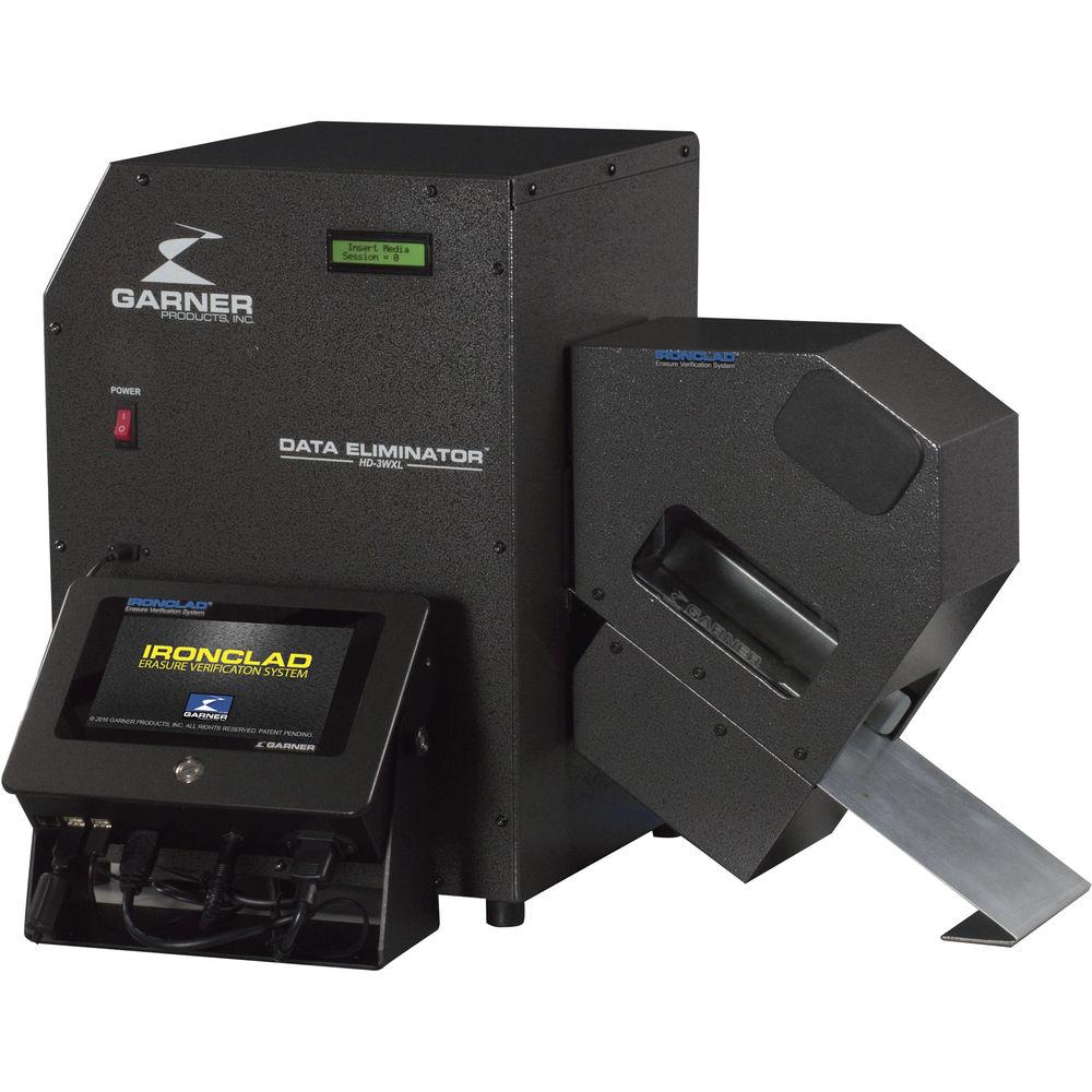 Garner HD-3WXL Degausser with IRONCLAD Erasure-Verification System