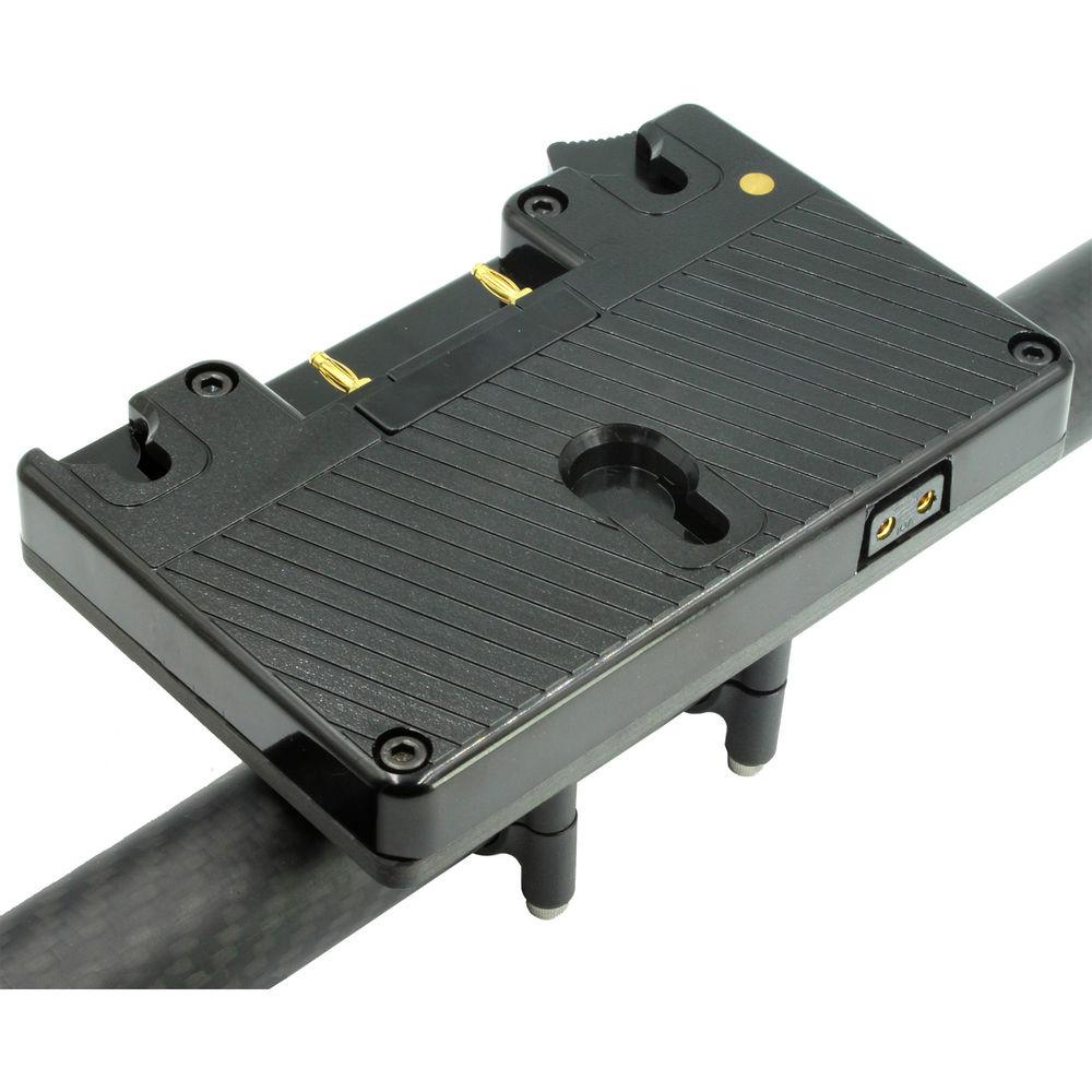 GyroVu Gold Mount Battery CF Plate & D-Tap LP-E6 Adapter Cable for Ronin M MX & MoVI Gimbals