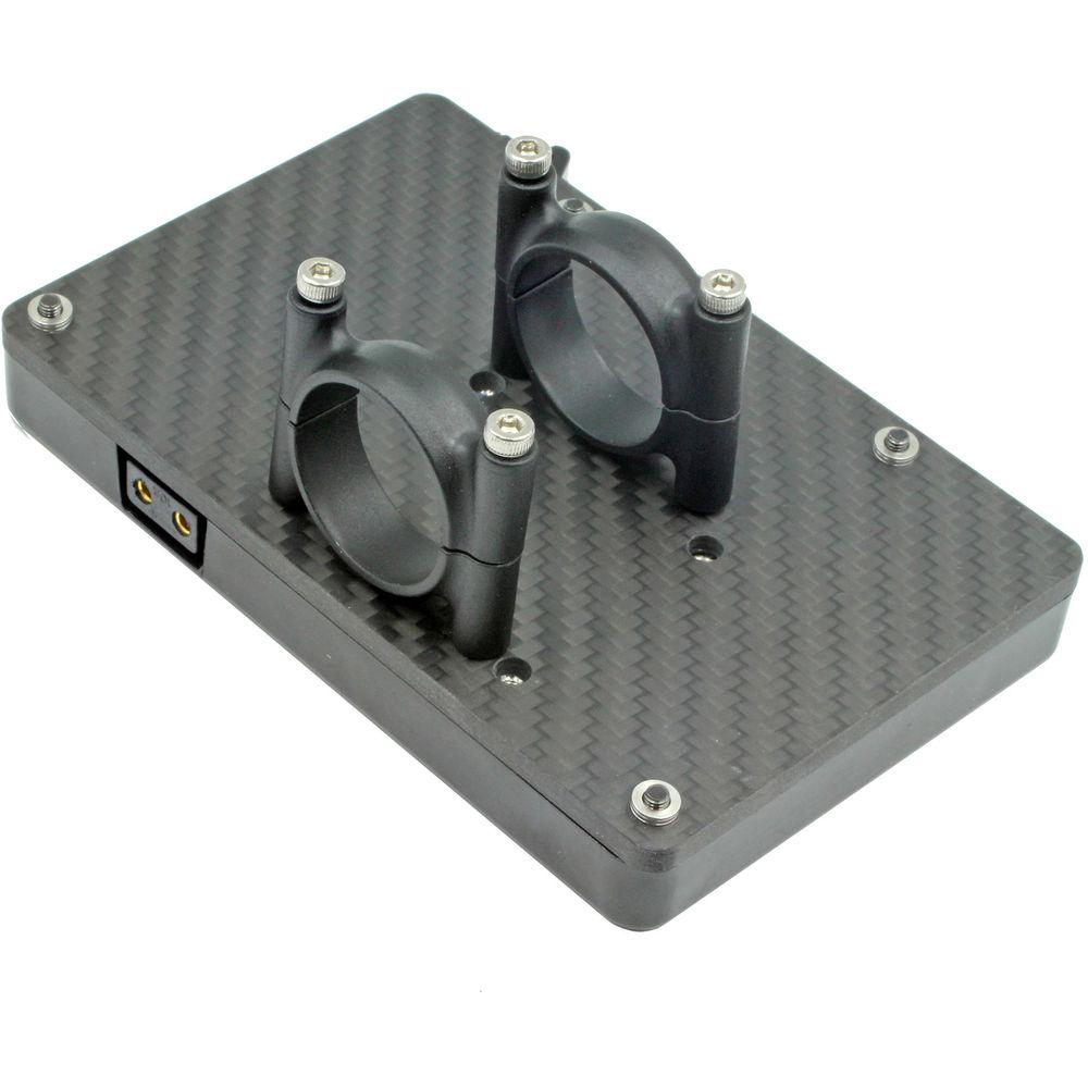 GyroVu Gold Mount Battery CF Plate & D-Tap LP-E6 Adapter Cable for Ronin M MX & MoVI Gimbals