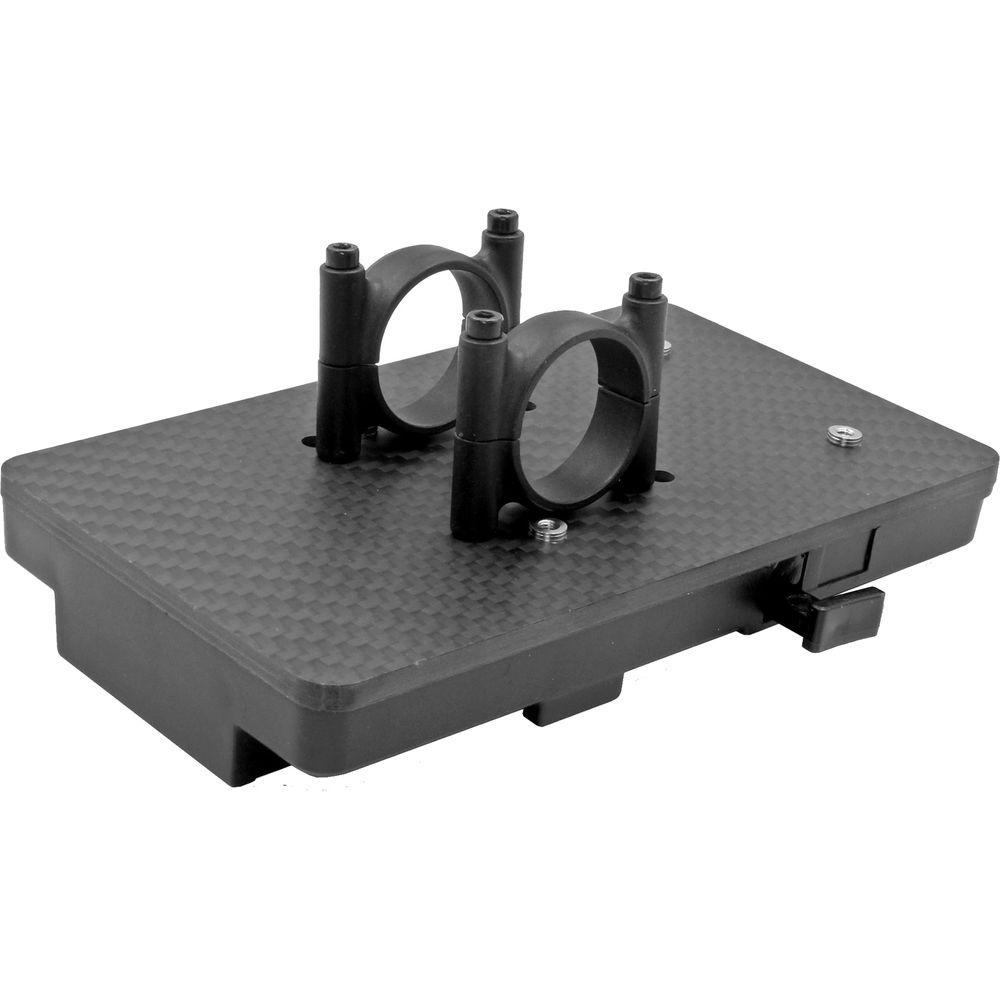 GyroVu V-Mount Battery Carbon Fiber Mount with D-Tap Connector for Ronin M MX, MoVI