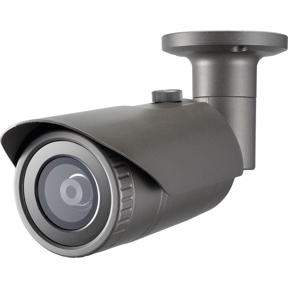 Hanwha Techwin WiseNet Q 4MP Network Outdoor Bullet Camera with 6mm Fixed Lens with Night Vision