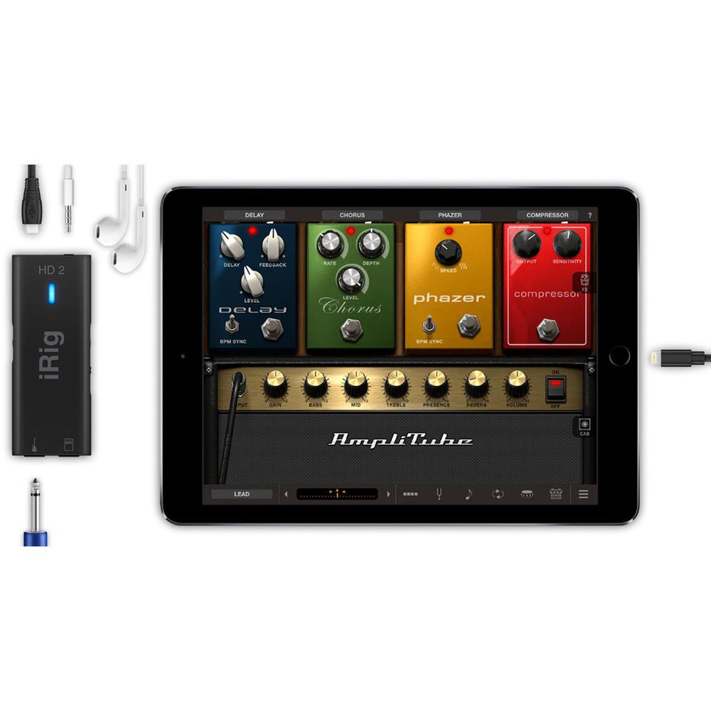 IK Multimedia iRig HD 2 - Guitar Interface for iOS, Mac and PC