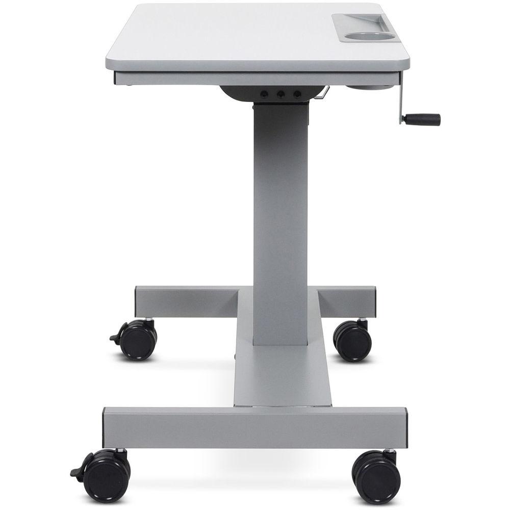 Luxor Sit Stand Student Desk with Crank Handle