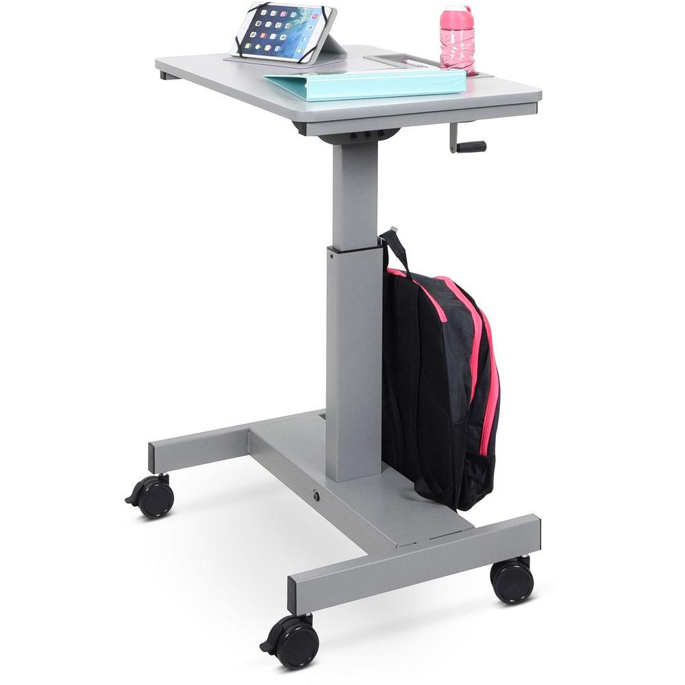 Luxor Sit Stand Student Desk with Crank Handle