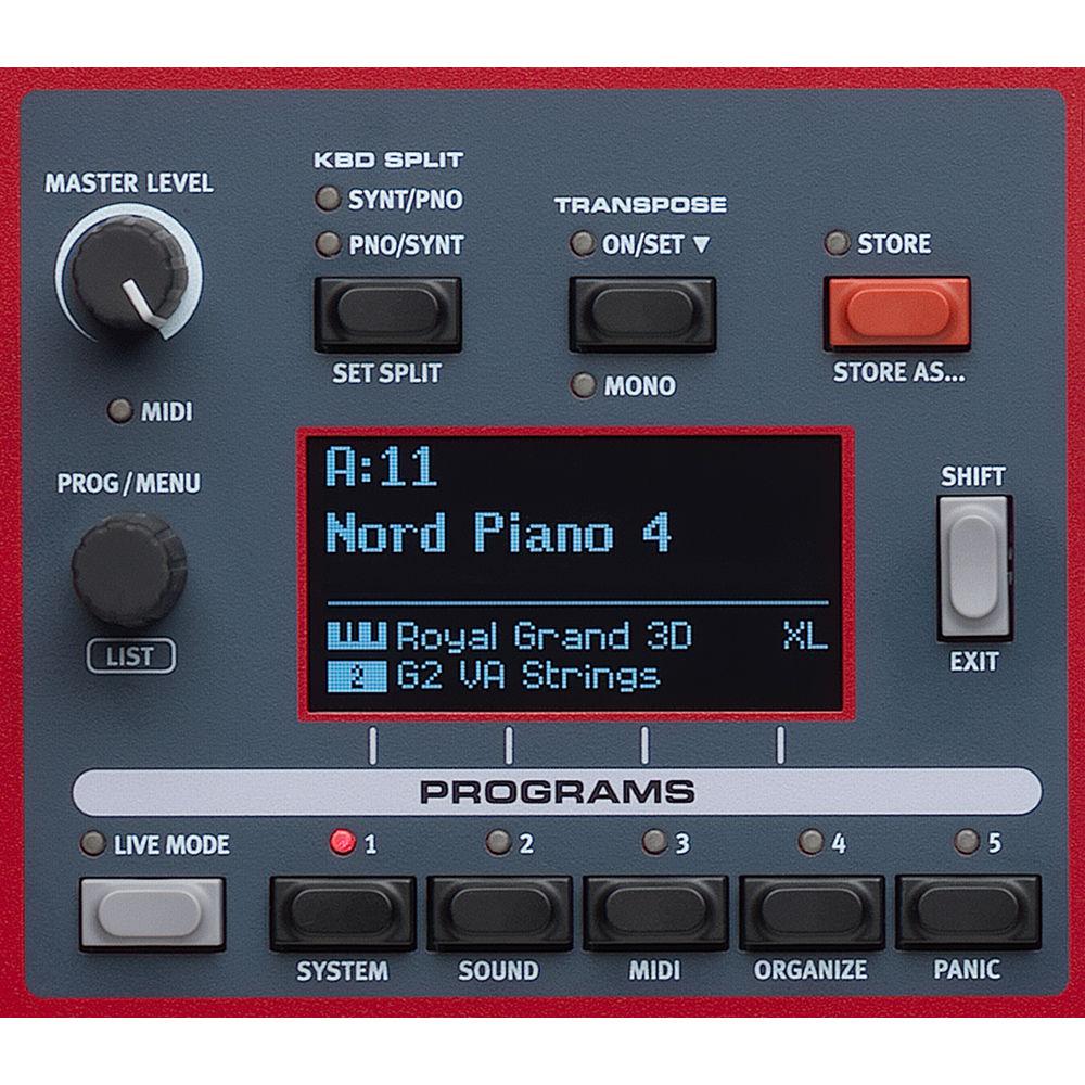 Nord Piano 4 Digital Piano with Virtual Hammer Action Keyboard, Nord, Piano, 4, Digital, Piano, with, Virtual, Hammer, Action, Keyboard