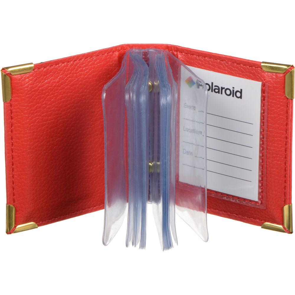Polaroid Wallet-Sized Leatherette Photo Album for 2 x 3" Prints