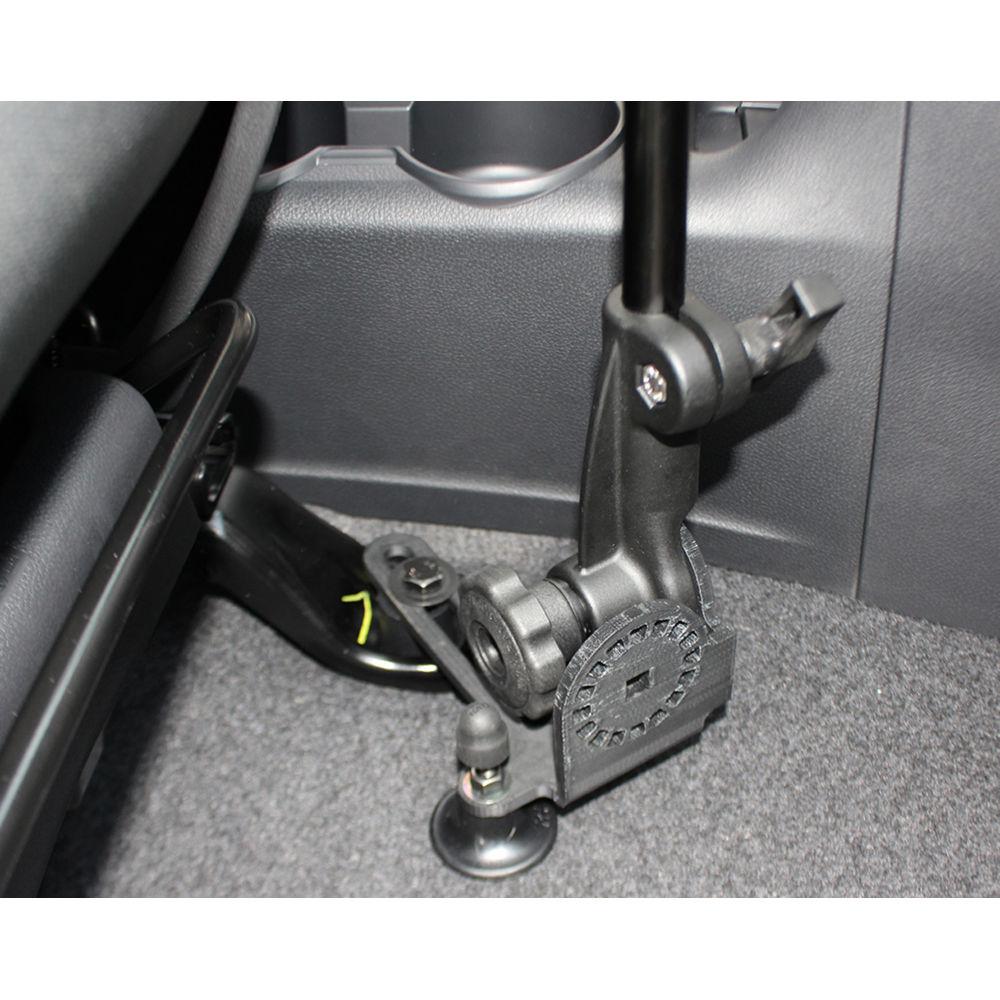 RAM MOUNTS RAM POD HD Vehicle Mount with 12" Aluminum Rod and Round Plate