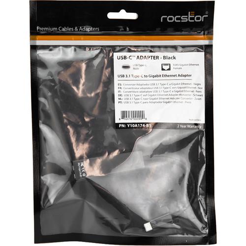 Rocstor USB-C to Gigabit Network Adapter