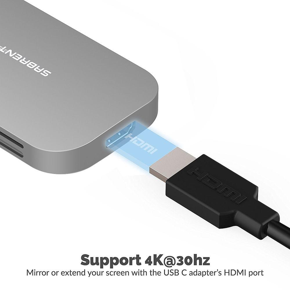 Sabrent 8-In-1 USB Type-C Hub