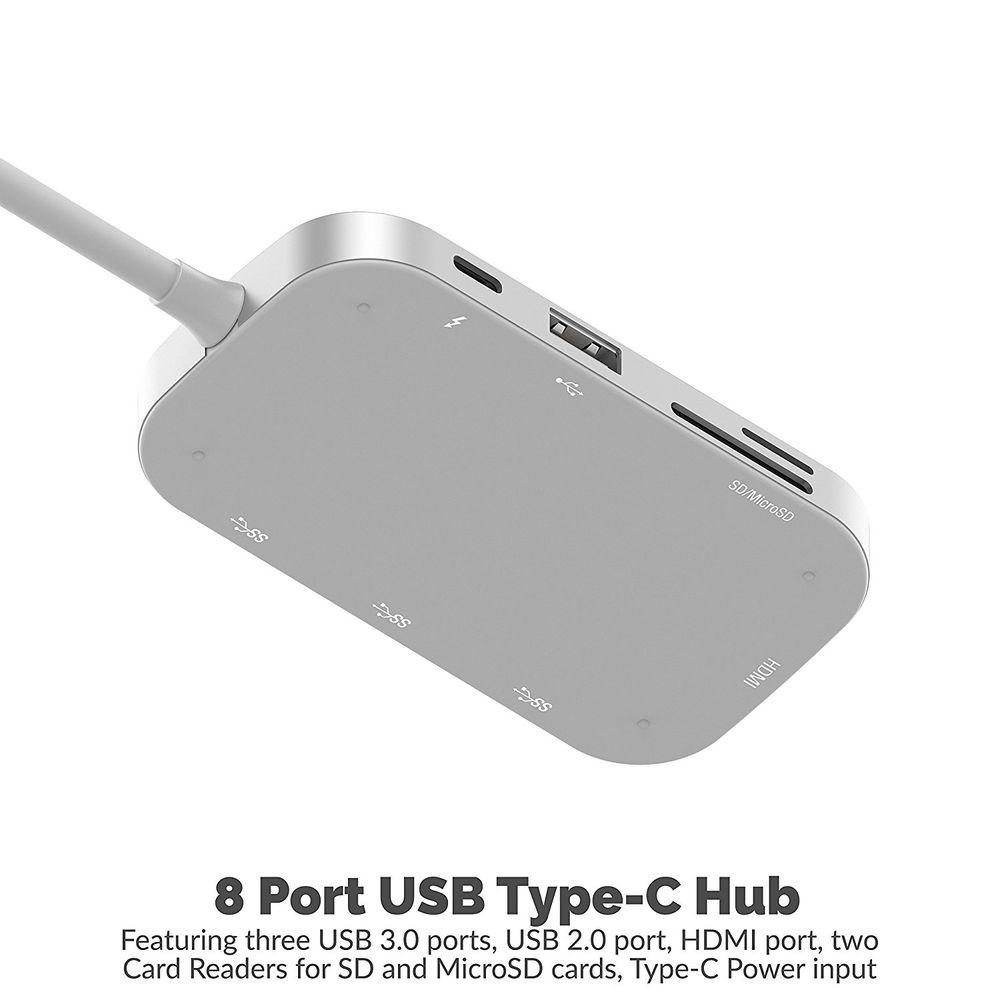 Sabrent 8-In-1 USB Type-C Hub