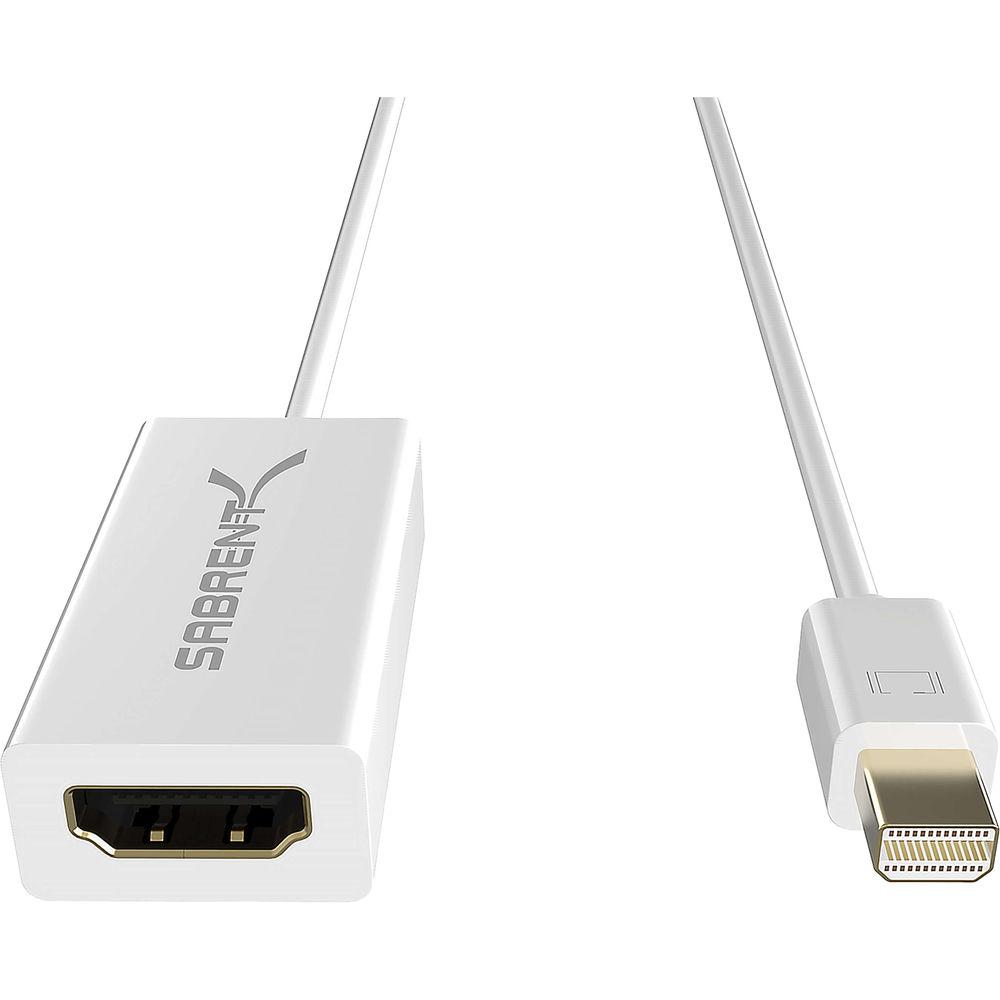 Sabrent Mini DisplayPort to HDMI Adapter with 4K Support