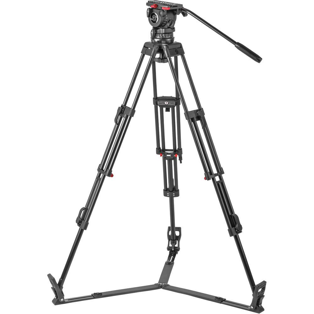 Sachtler FSB 10 ENG 2 D Aluminum Tripod System with Sideload Plate
