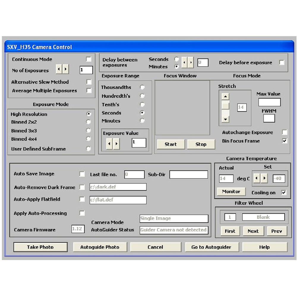 Starlight Xpress Trius SX-35 USB Hub CCD Camera System