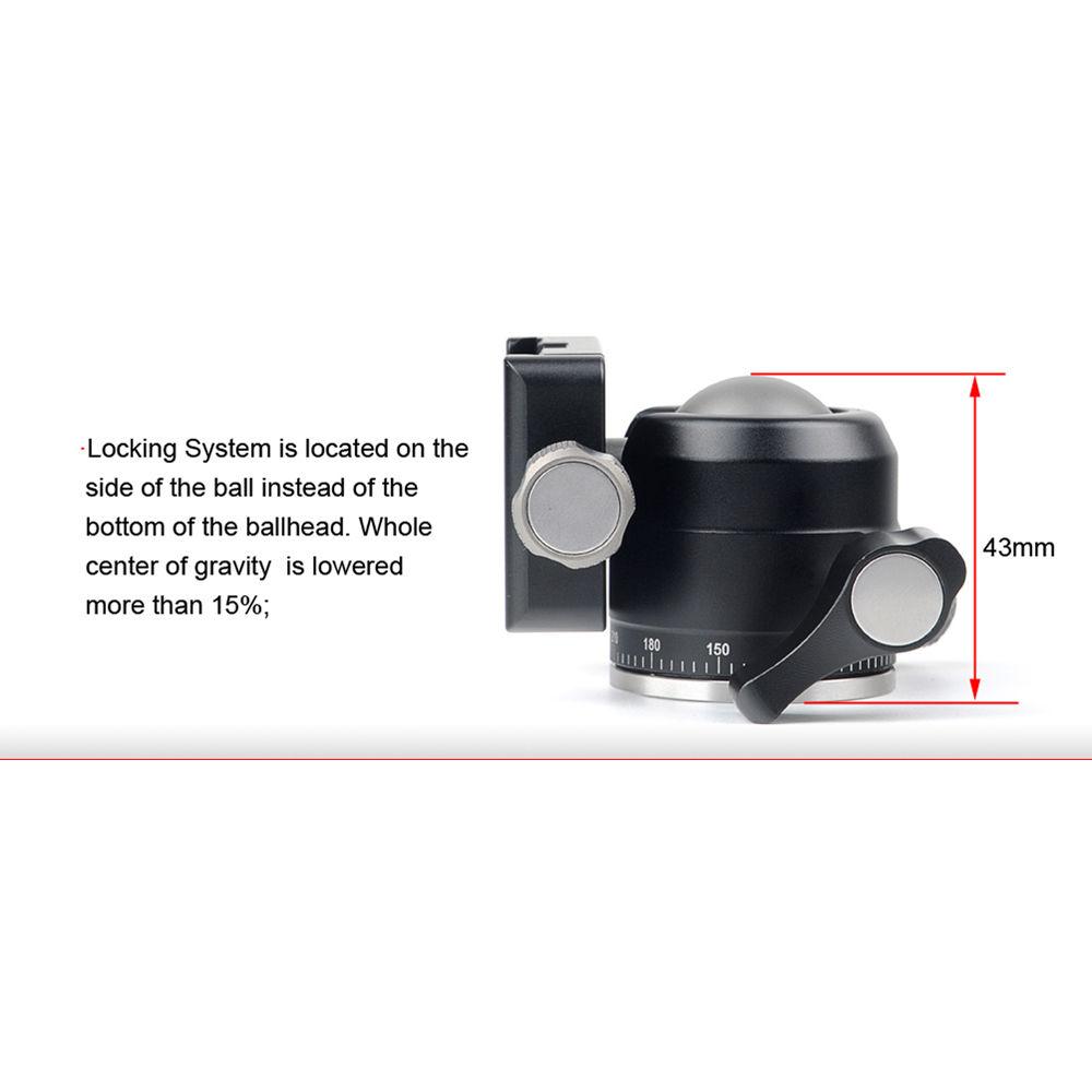Sunwayfoto XB-28 Low-Profile Ball Head