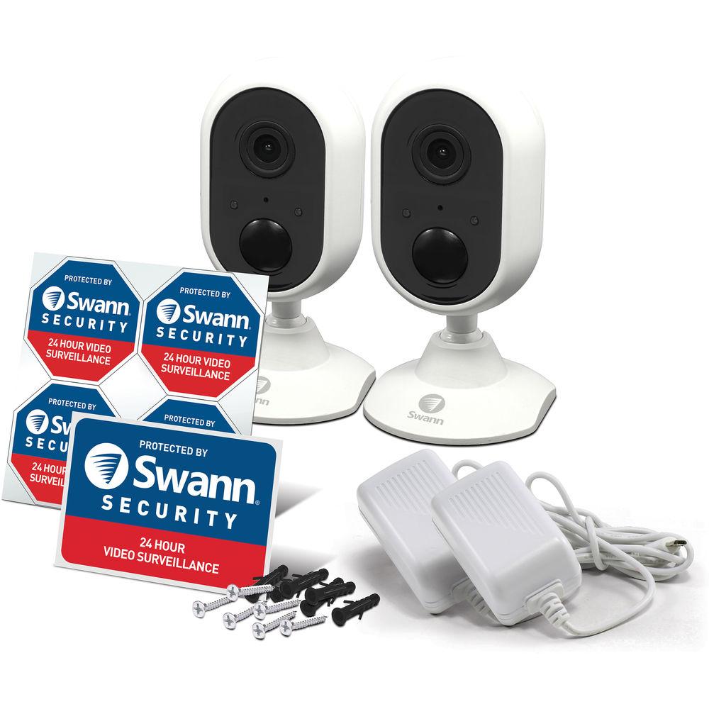 Swann SWWHD-INDCAMPK2-US 1080p Wi-Fi Camera with Night Vision