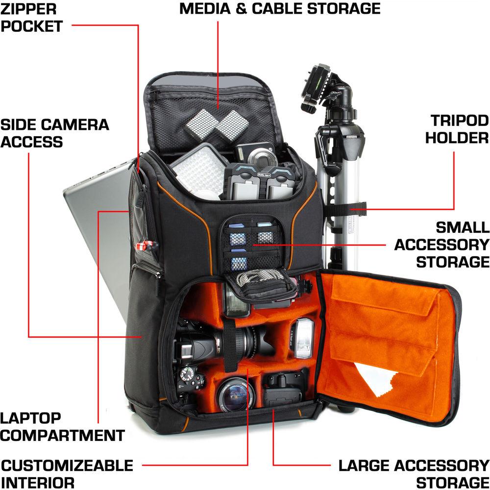 USA GEAR S17 DSLR Camera Backpack