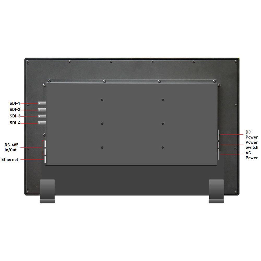 Wohler 32" Ultra HD IPS LCD Video Monitor with 4 3G-SDI
