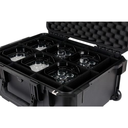 American DJ Wheeled Element PC6 Case for Six ADJ Par Fixtures