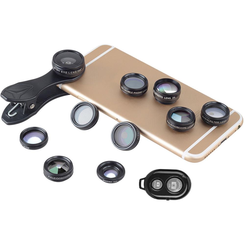 AVODA 10-in-1 Smartphone Lens Kit with Remote Shutter