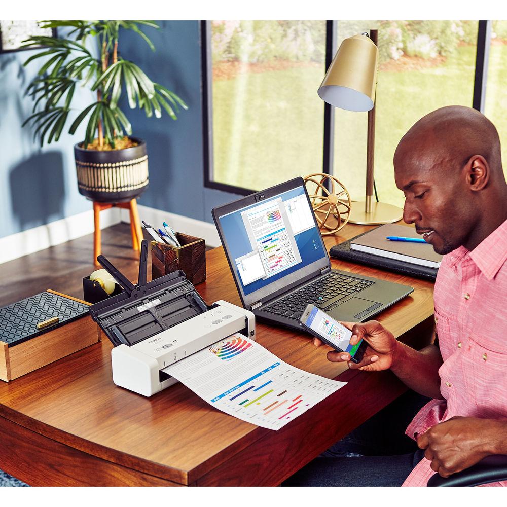 Brother ADS-1250W Wireless Document Scanner