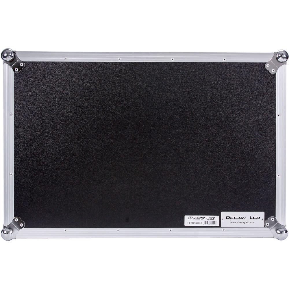 DeeJay LED Case for Denon MCX8000 DJ Controller with Laptop Shelf