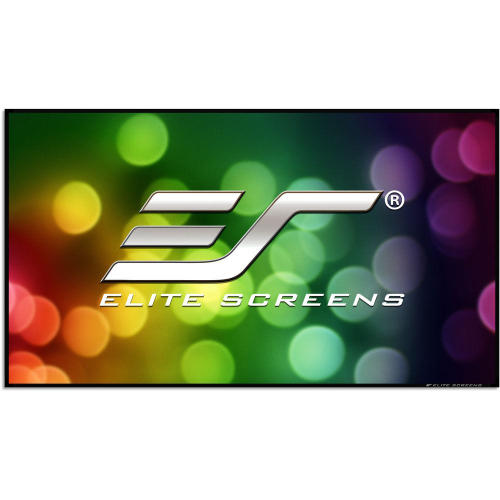 Elite Screens Sleek Edge Free Fixed Frame Projection Projector Screen, Starbright Clr Ul