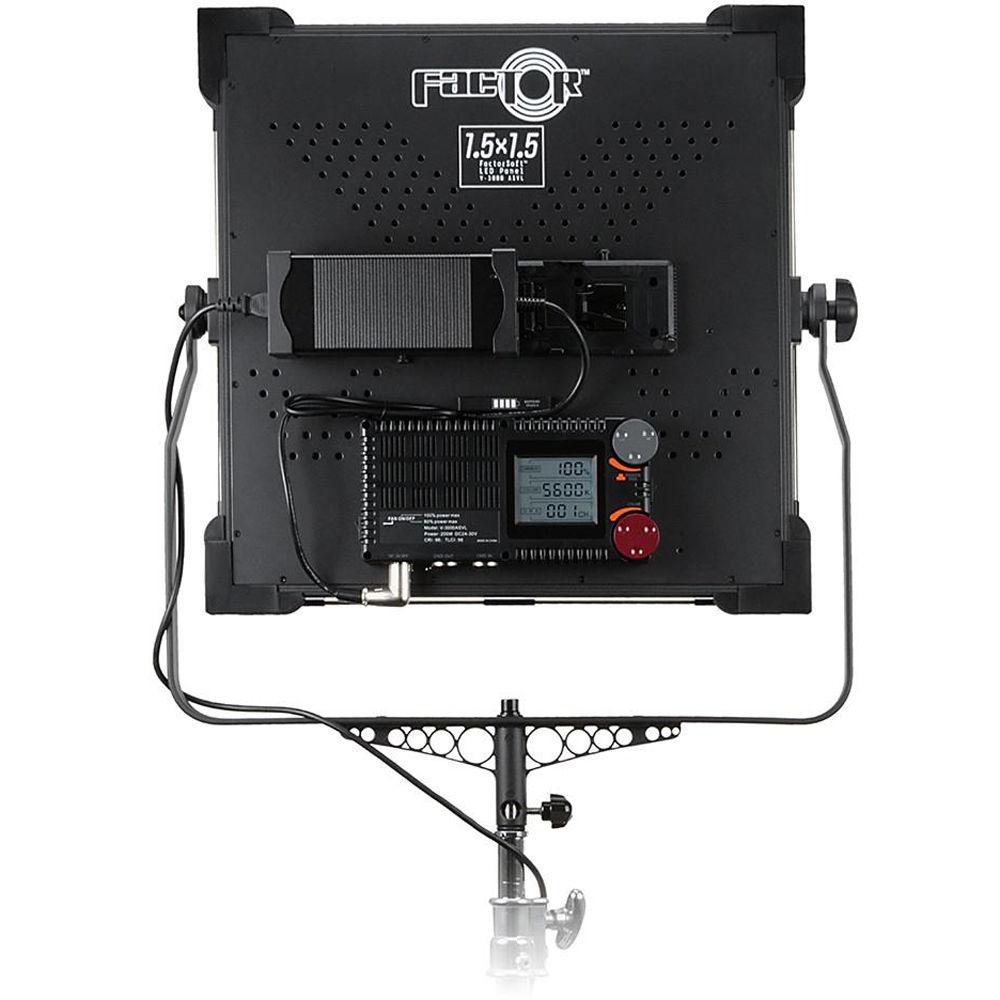 FotodioX Pro FACTOR 1.5 x 1.5 Bi-Color V-3000ASVL Kit with Grid and Travel Case
