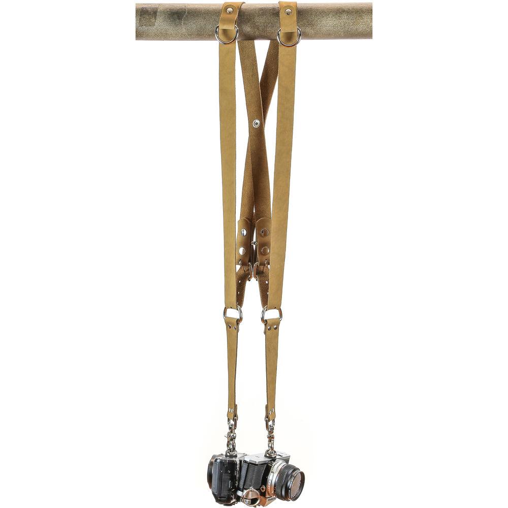 Funk Plus Suede Leather Snap Back Harness with 1.25" Wide Straps and D-Rings