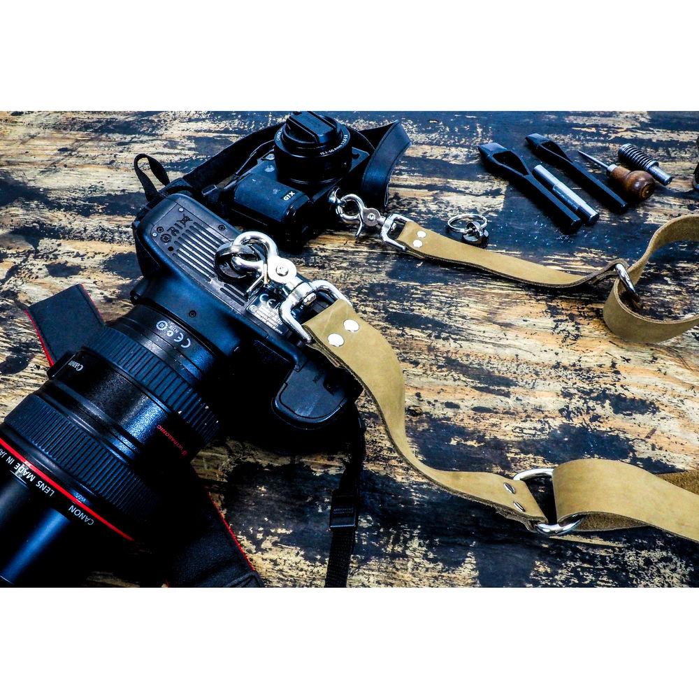 Funk Plus Suede Leather Snap Back Harness with 1.25" Wide Straps and D-Rings