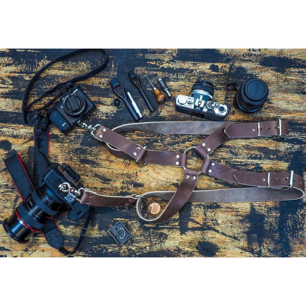 Funk Plus Water Buffalo Leather Ring Back Harness with 1.5" Wide Straps