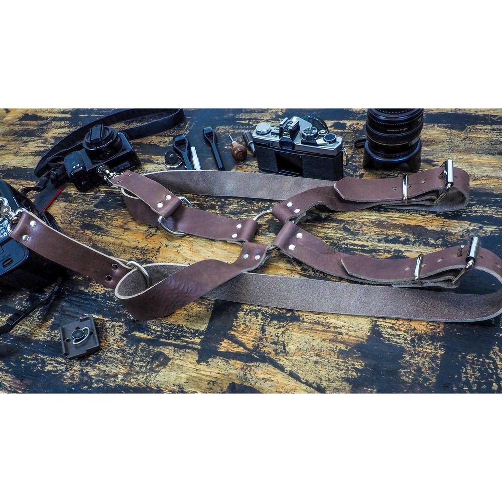 Funk Plus Water Buffalo Leather Ring Back Harness with 1.5" Wide Straps
