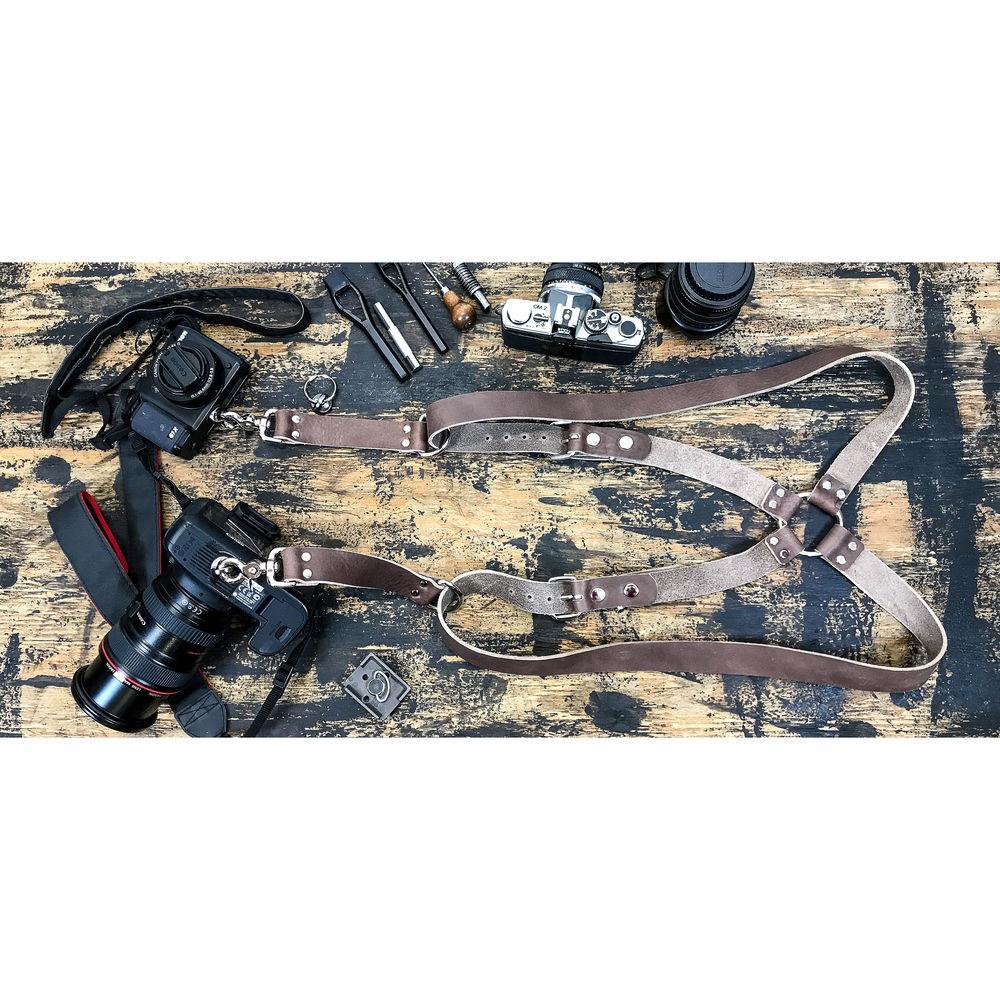 Funk Plus Water Buffalo Leather Ring Back Harness with 1.5" Wide Straps