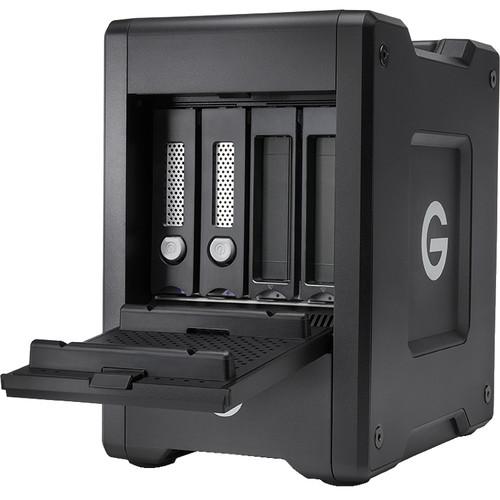 G-Technology G-SPEED Shuttle 20TB 4-Bay Thunderbolt 3 RAID Array with Two ev Bay Adapters