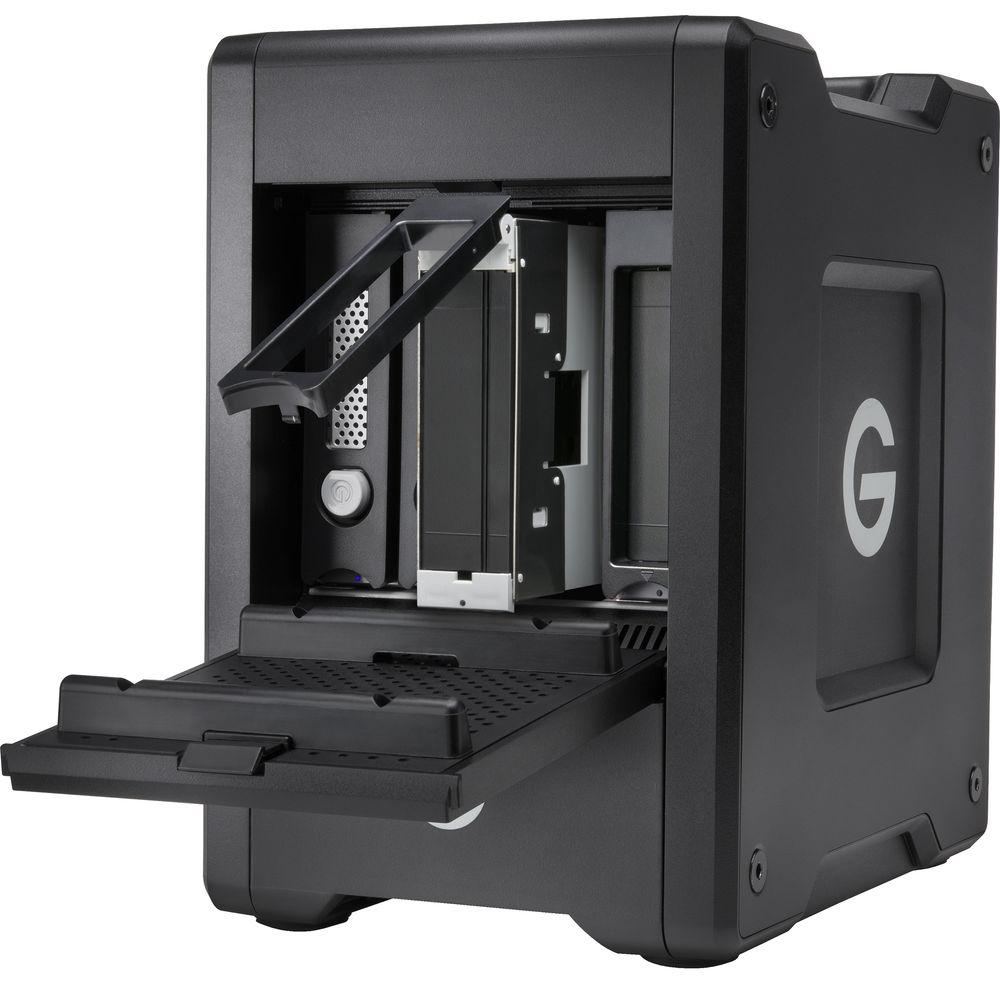 G-Technology G-SPEED Shuttle 20TB 4-Bay Thunderbolt 3 RAID Array with Two ev Bay Adapters