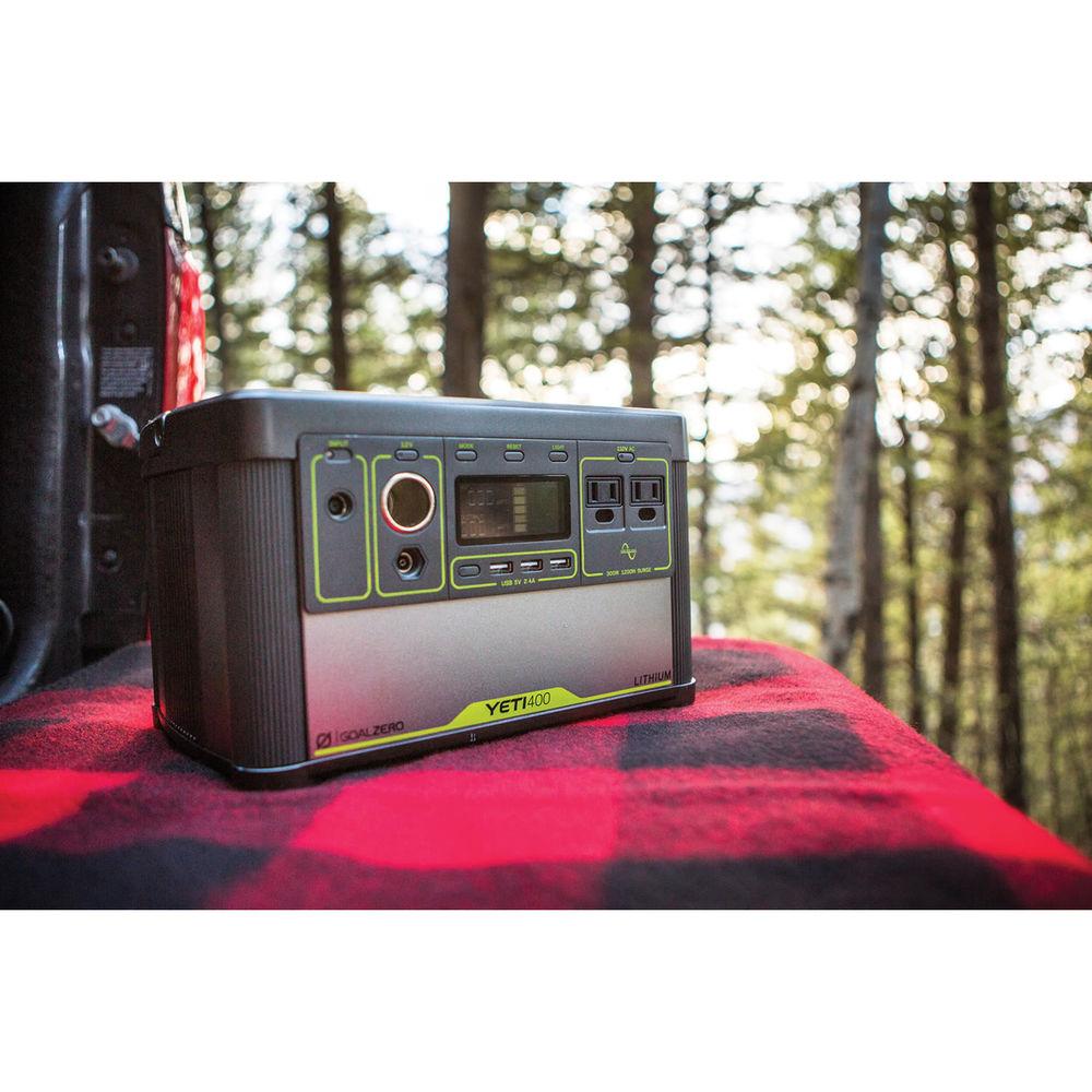GOAL ZERO Yeti 400 Lithium Power Station with Boulder 50 Solar Panel Kit