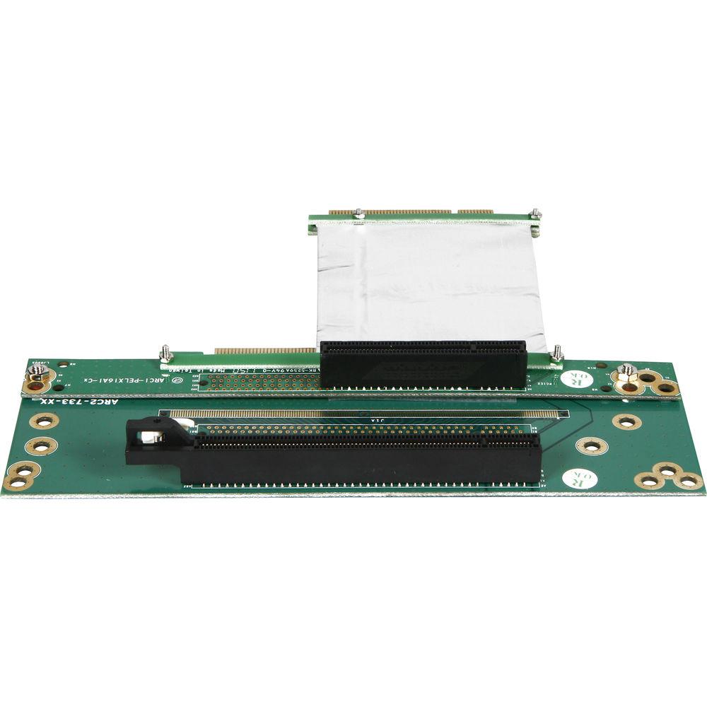 iStarUSA One PCIe x16 and One PCIe x8 Riser Card
