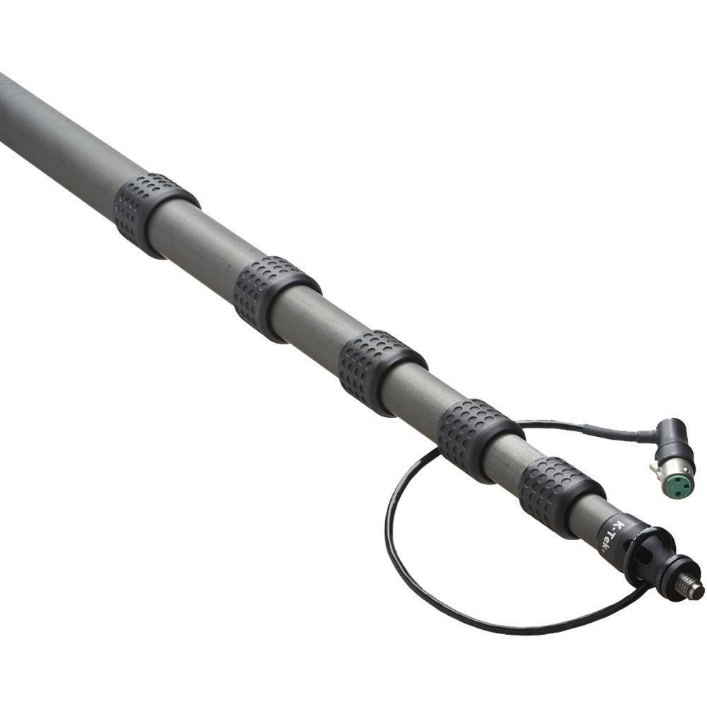 K-Tek K230TA2B Klassic Traveler Graphite Boompole with Sidekick Transmitter Module