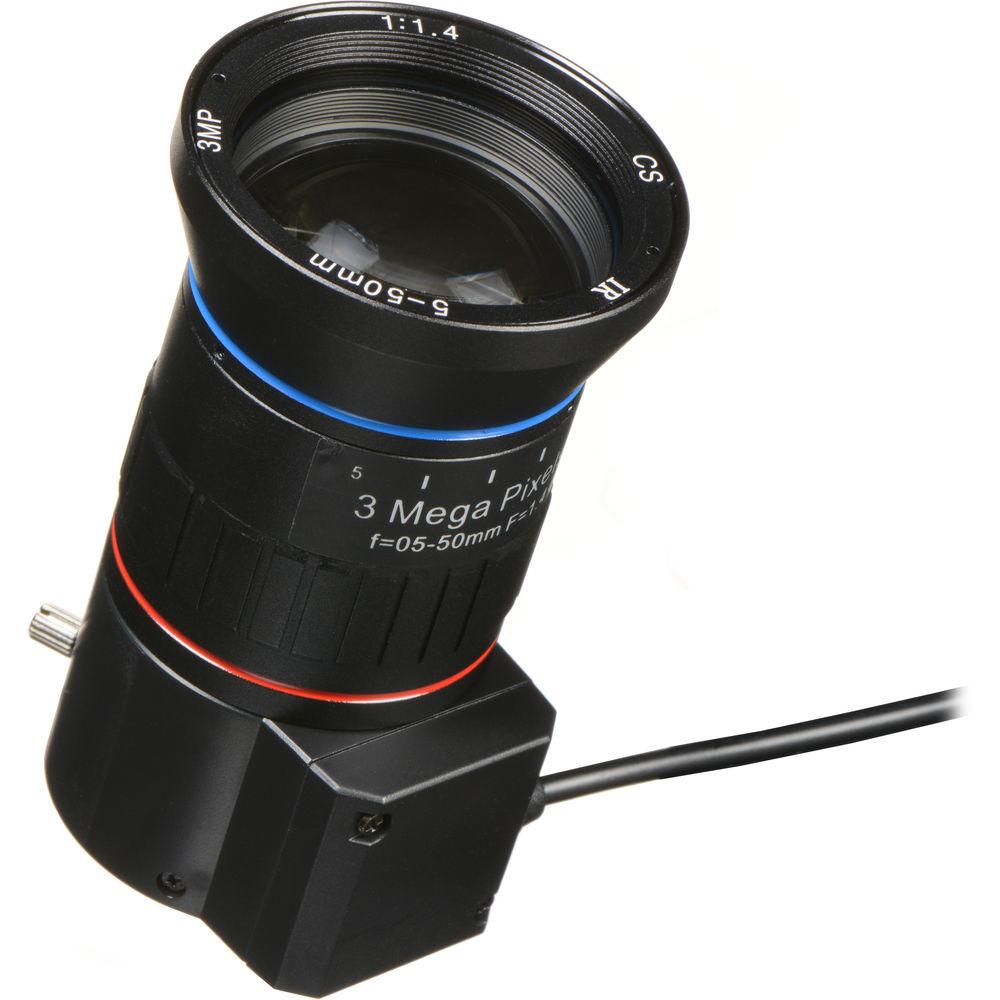 Marshall Electronics 3MP CS-Mount 5-50mm IR Varifocal Lens