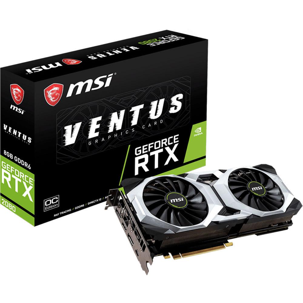 MSI GeForce RTX 2080 VENTUS OC Graphics Card