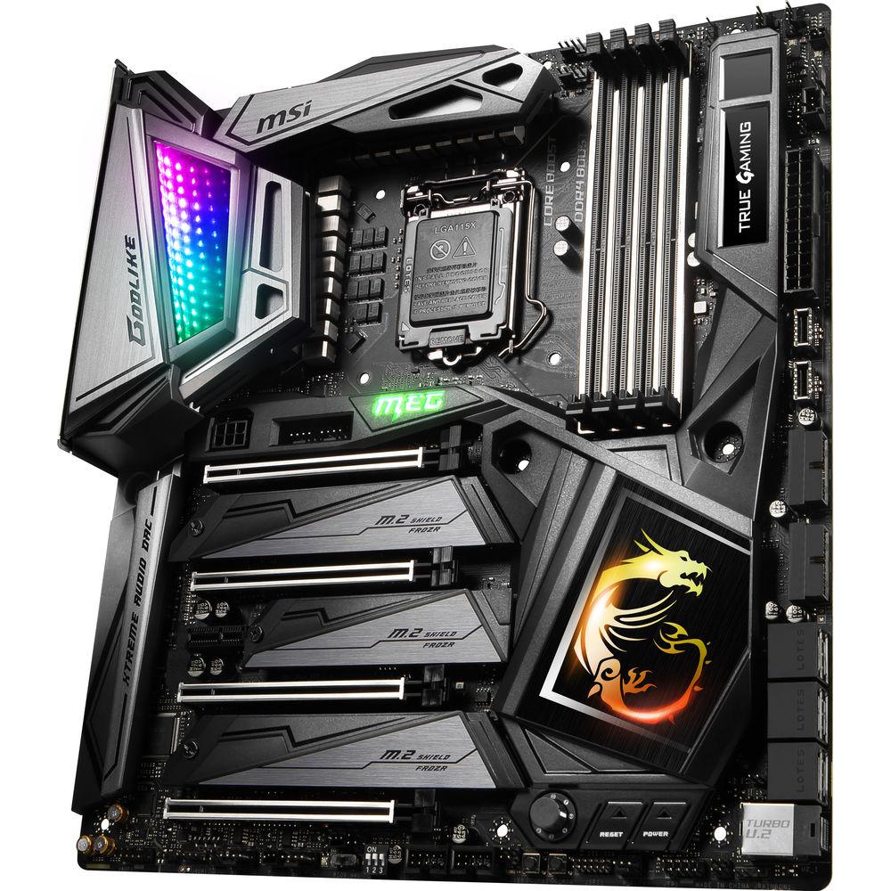 MSI MEG Z390 GODLIKE LGA 1151 E-ATX Motherboard