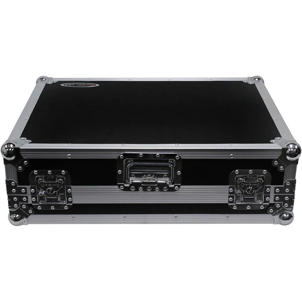 Odyssey Innovative Designs Flight Case with Removable V-Cut Front Access Panels for Denon MC7000 DJ Controller