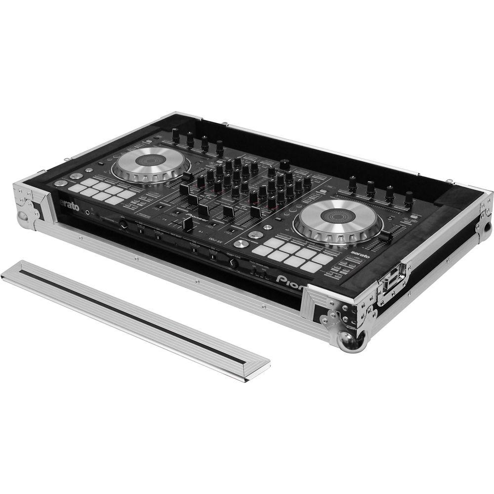 Odyssey Innovative Designs Flight Case with Removable V-Cut Front Panel for Pioneer DDJ-RX SX SX2 DJ Controller
