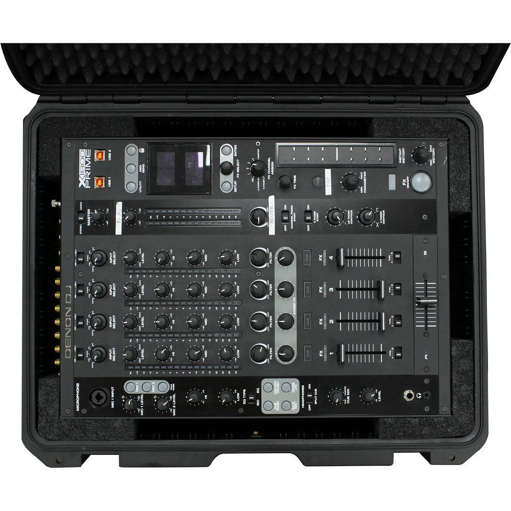 Odyssey Innovative Designs Watertight & Dust-Proof DJ Carry Case for Denon X1800 Prime Mixer