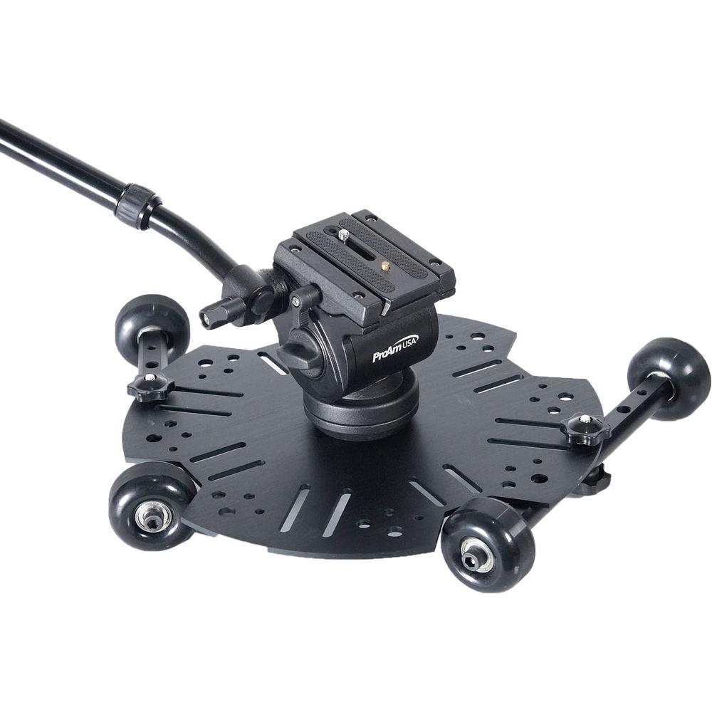 ProAm USA Universal Table Top Dolly DIY Wheels - Set Of 2 - Works With Modus System