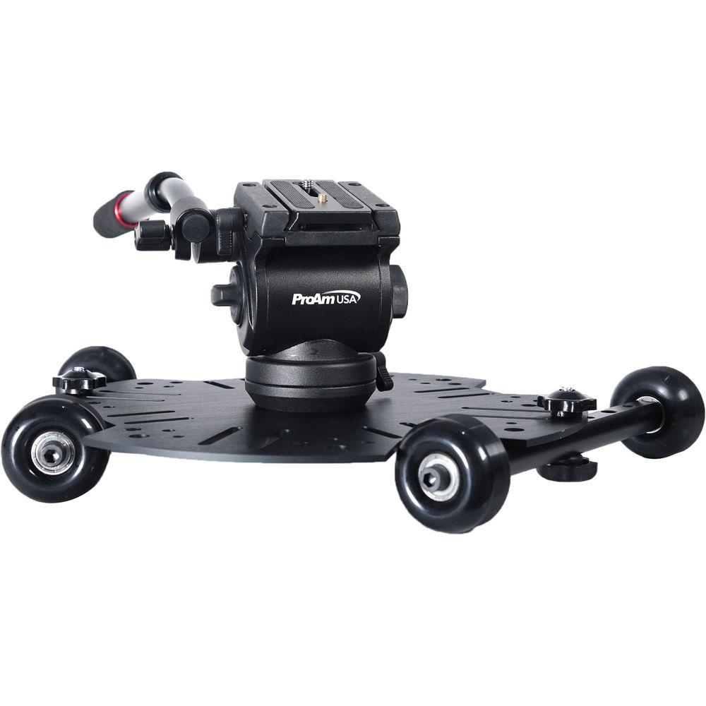 ProAm USA Universal Table Top Dolly DIY Wheels - Set Of 2 - Works With Modus System